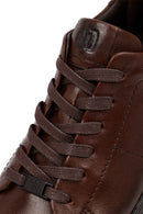 Men's Brown Lace-Up Leather Casual Sneaker | Derimod
