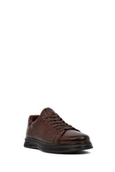Men's Brown Lace-Up Leather Casual Sneaker | Derimod