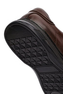 Men's Brown Lace-Up Leather Casual Sneaker | Derimod