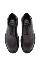 Erkek Siyah Bağcıklı Deri Casual Ayakkabı | Derimod