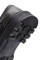 Erkek Siyah Bağcıklı Deri Casual Ayakkabı | Derimod