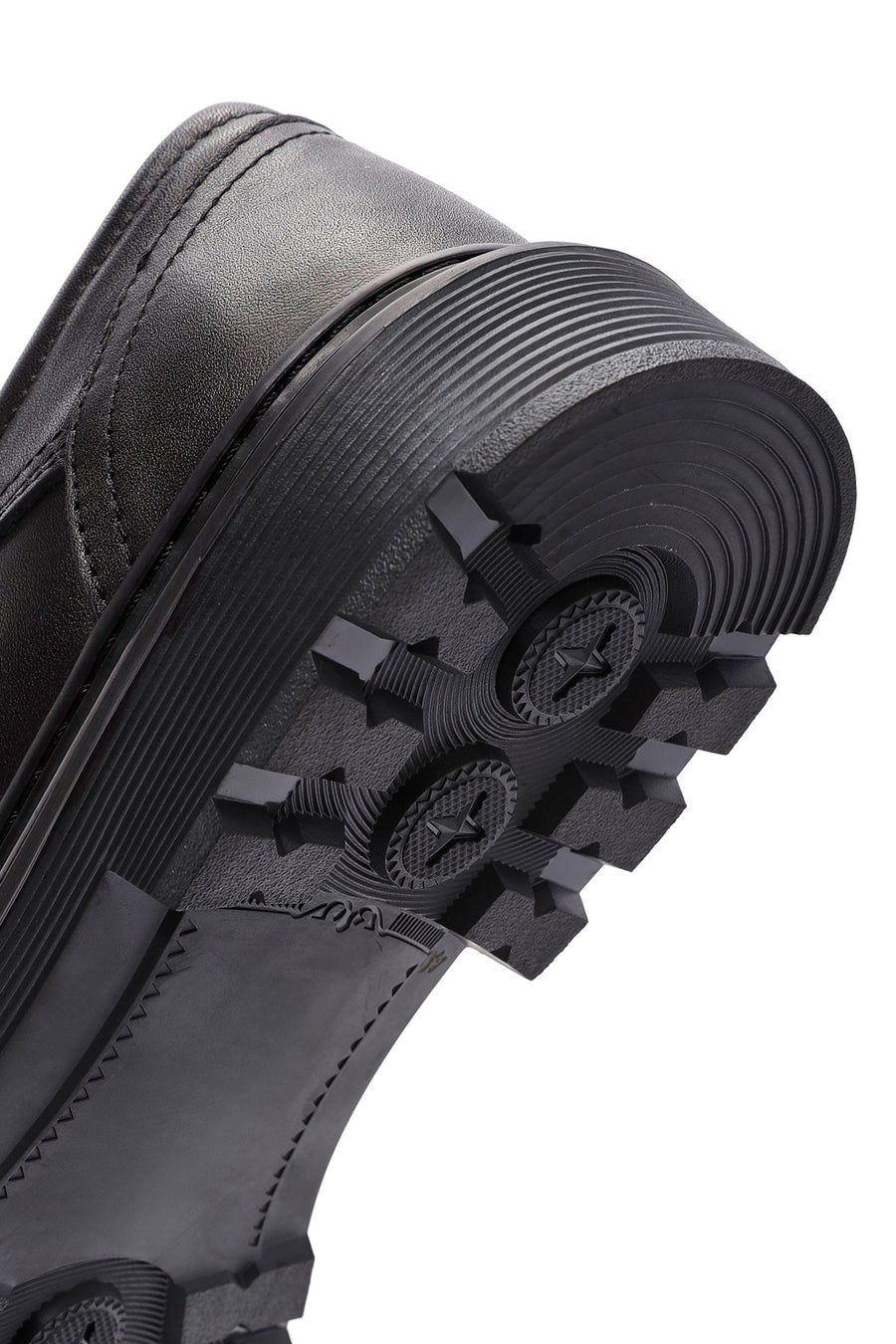 Men's Black Lace Up Leather Casual Shoes