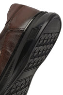 Erkek Kahverengi Bağcıklı Deri Casual Sneaker | Derimod