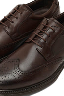 Erkek Kahverengi Bağcıklı Deri Casual Ayakkabı | Derimod