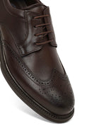 Erkek Kahverengi Bağcıklı Deri Casual Ayakkabı | Derimod