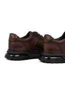Men's Brown Lace-Up Leather Casual Sneaker | Derimod