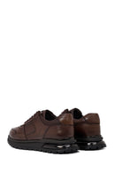 Men's Brown Lace-Up Leather Casual Sneaker | Derimod