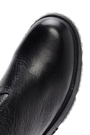 Male Black Leather Casual Chelsea Boots | Derimod