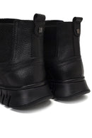 Erkek Siyah Kalın Tabanlı Deri Chelsea Bot | Derimod