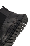 Erkek Siyah Kalın Tabanlı Deri Chelsea Bot | Derimod