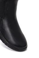 Erkek Siyah Kalın Tabanlı Deri Chelsea Bot | Derimod