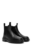 Erkek Siyah Deri Casual Chelsea Bot | Derimod