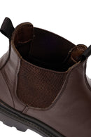 Erkek Kahverengi Deri Casual Chelsea Bot | Derimod