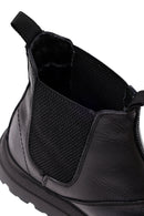 Men's Black Leather Chelsea Boot | Derimod