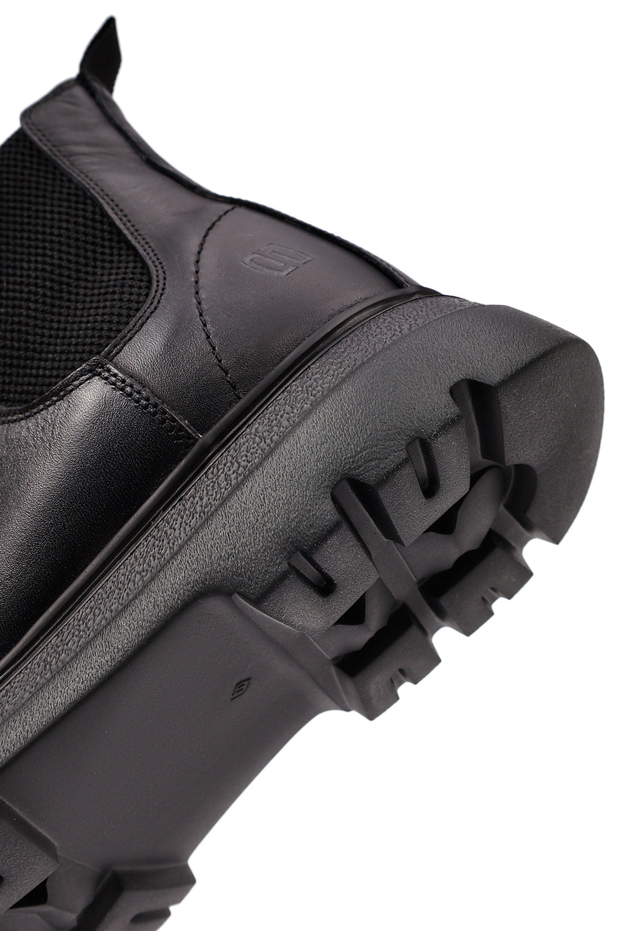Men's Black Leather Chelsea Boot