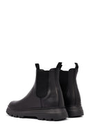 Men's Black Leather Chelsea Boot | Derimod
