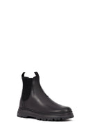 Men's Black Leather Chelsea Boot | Derimod