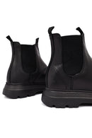 Men's Black Leather Chelsea Boot | Derimod