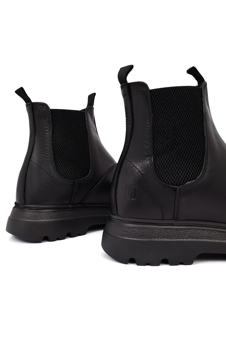 Men's Black Leather Chelsea Boot