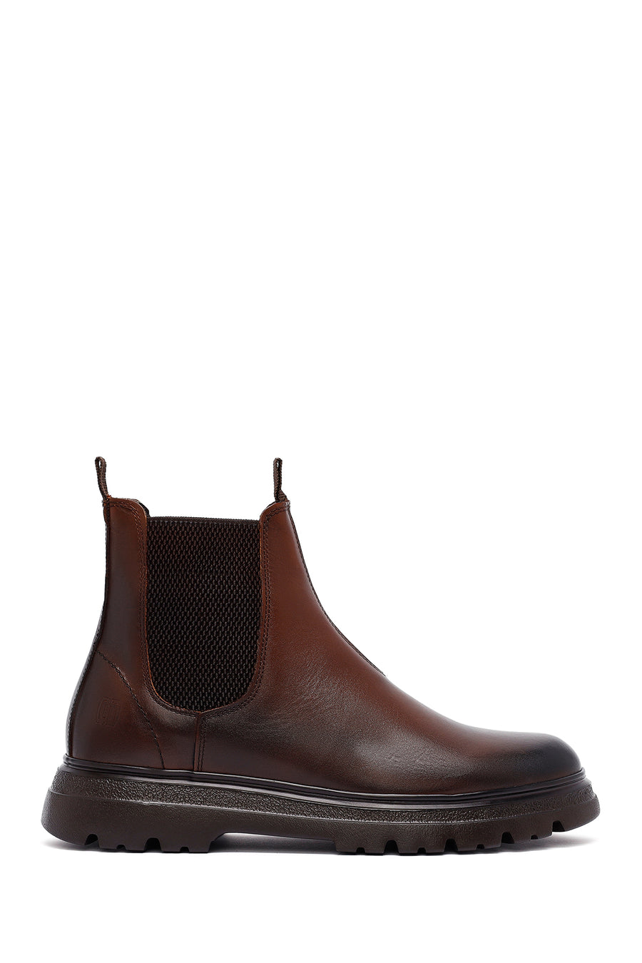 Male Tan Leather Chelsea Boots 25WFD681218 | Derimod