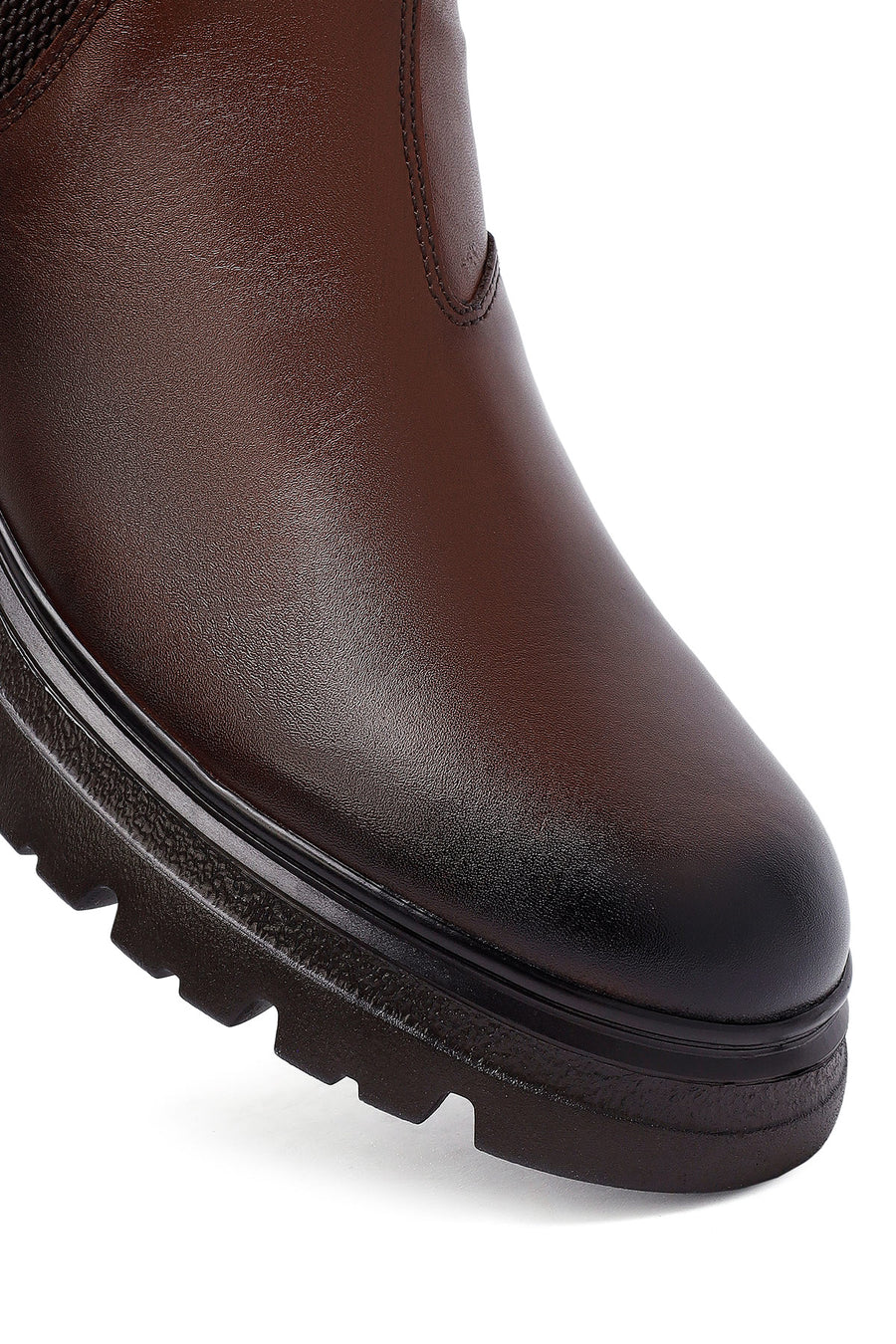 Male Tan Leather Chelsea Boots