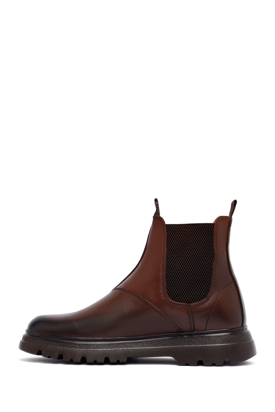 Male Tan Leather Chelsea Boots