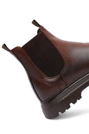 Erkek Taba Deri Chelsea Bot | Derimod