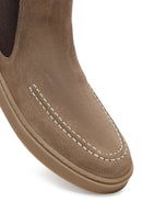 Erkek Bej Süet Deri Chelsea Bot | Derimod