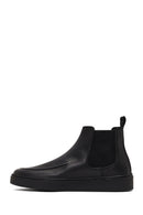 Men's Black Leather Chelsea Boot | Derimod