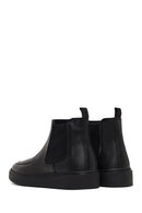 Men's Black Leather Chelsea Boot | Derimod