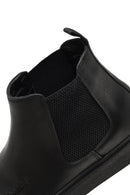 Men's Black Leather Chelsea Boot | Derimod