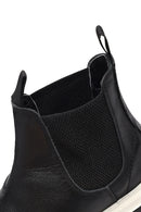 Erkek Siyah Kalın Tabanlı Deri Casual Chelsea Bot | Derimod