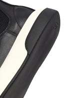 Erkek Siyah Kalın Tabanlı Deri Casual Chelsea Bot | Derimod