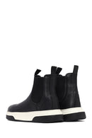 Erkek Siyah Kalın Tabanlı Deri Casual Chelsea Bot | Derimod