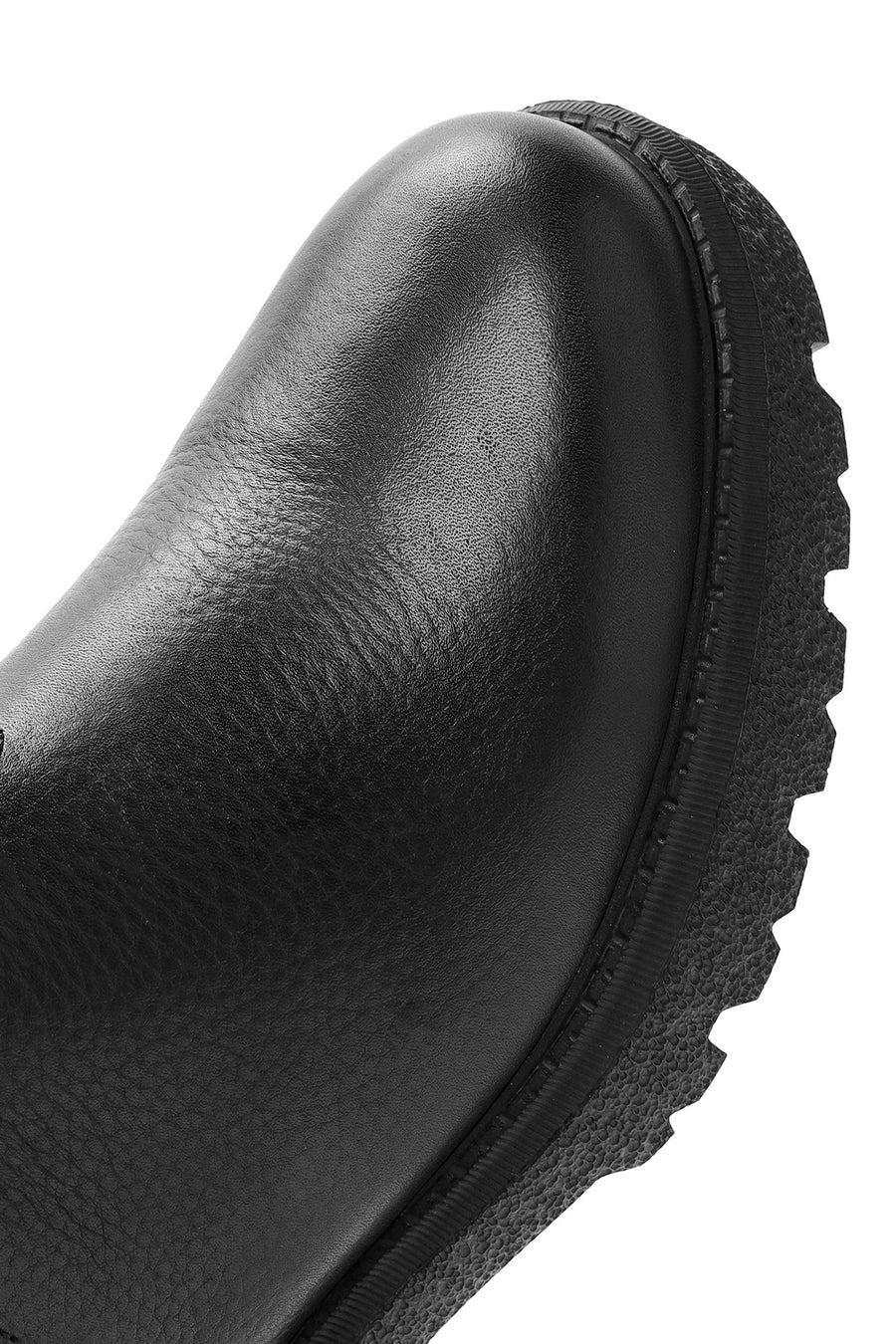 Male Black Leather Chelsea Boots