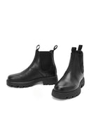 Male Black Leather Chelsea Boots | Derimod