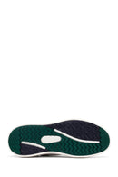 Men's White Lace-Up Thick-Soled Leather Sneakers | Derimod