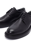 Erkek Siyah Bağcıklı Deri Casual Ayakkabı | Derimod