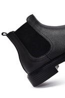 Erkek Siyah Deri Chelsea Bot | Derimod