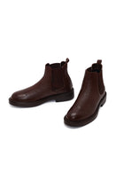 Erkek Kahverengi Deri Chelsea Bot | Derimod