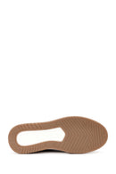 Men's Brown Lace-Up Thick-Soled Leather Sneakers | Derimod