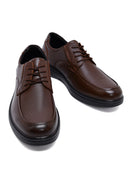 Erkek Kahverengi Bağcıklı Deri Casual Ayakkabı | Derimod