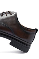 Erkek Kahverengi Bağcıklı Deri Klasik Ayakkabı | Derimod