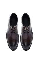 Erkek Kahverengi Bağcıklı Deri Klasik Ayakkabı | Derimod