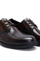 Erkek Kahverengi Bağcıklı Deri Klasik Ayakkabı | Derimod