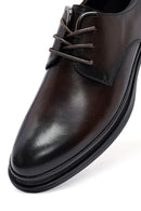 Erkek Kahverengi Bağcıklı Deri Klasik Ayakkabı | Derimod