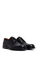Men's Black Lace-Up Leather Classic Shoes | Derimod