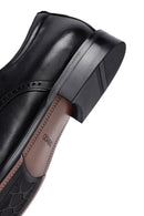 Men's Black Lace-Up Leather Classic Shoes | Derimod