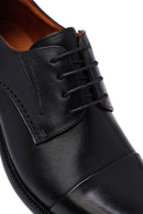 Men's Black Lace-Up Leather Classic Shoes | Derimod