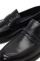 Erkek Siyah Deri Loafer | Derimod